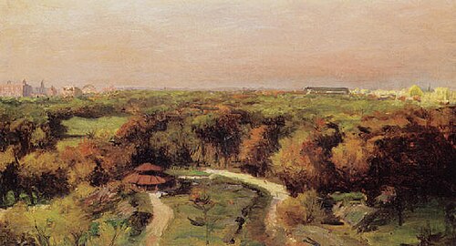 Paysage au soleil couchant, 1894, Frank Knox Morton Rehn