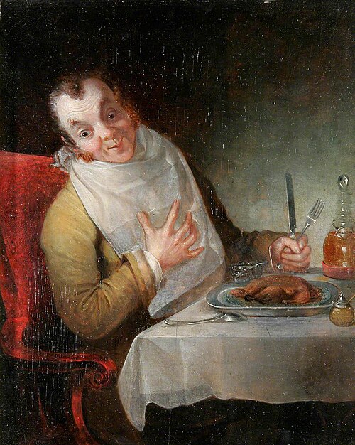 Man Eating, 1813, Michael William Sharp