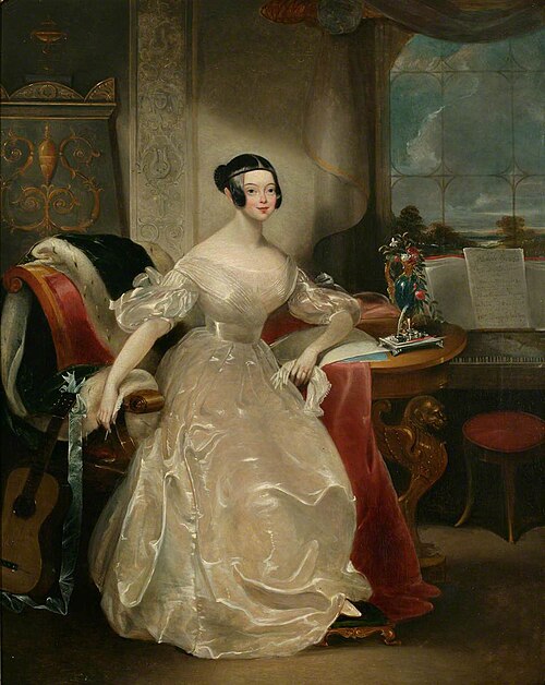 Portrait of a Young Lady, 1837, Michael William Sharp