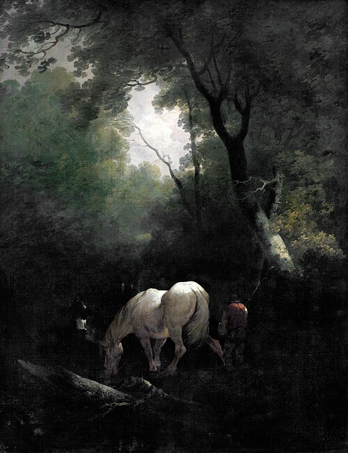 Woodland Landscape with Watering Place, 1810, Joshua Shaw