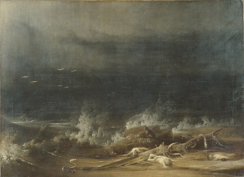 The Deluge towards Its Close, 1813, Joshua Shaw