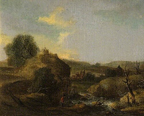 Landscape with Fisherman, , Adriaen Hendriksz Verboom