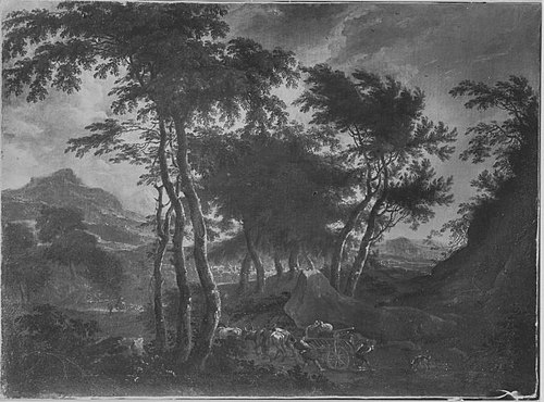Abendlandschaft, 1650, Adriaen Hendriksz Verboom