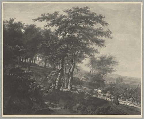 Hilly Landscape, 1628, Adriaen Hendriksz Verboom