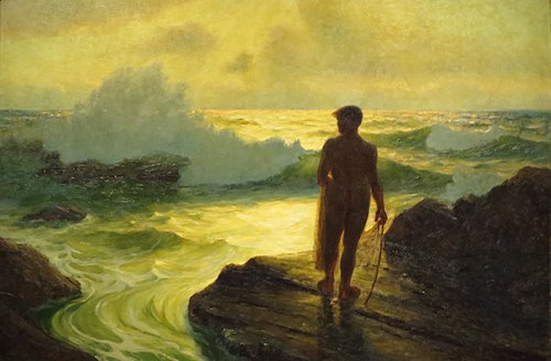 Hawaiian Fisherman, 1924, Lionel Walden
