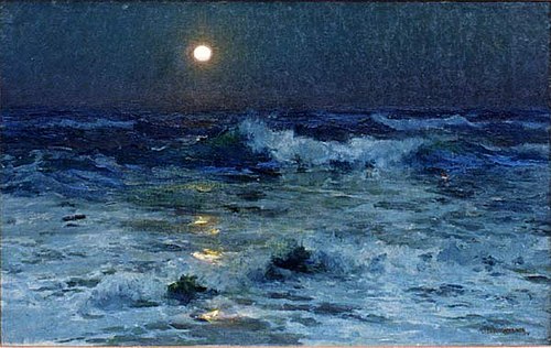 Ala Wai, Moon Path, 1911, Lionel Walden
