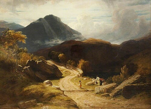 Llanberis Pass, 1830, William Frederick Witherington