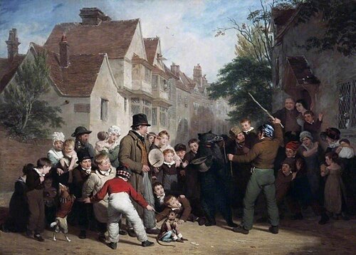 The Dancing Bear, 1822, William Frederick Witherington