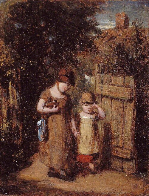 Going to School, 1817, William Frederick Witherington