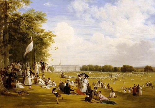 Fête in Petworth Park, 1835, 1838, William Frederick Witherington