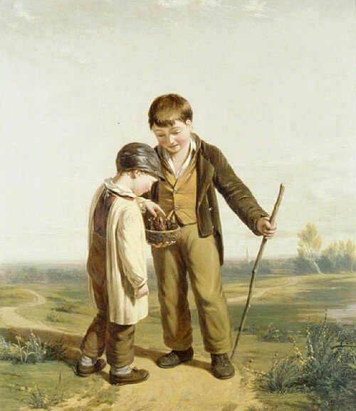 The Bird Nesters, 1839, William Frederick Witherington