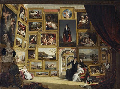 A Modern Picture Gallery, 1824, William Frederick Witherington