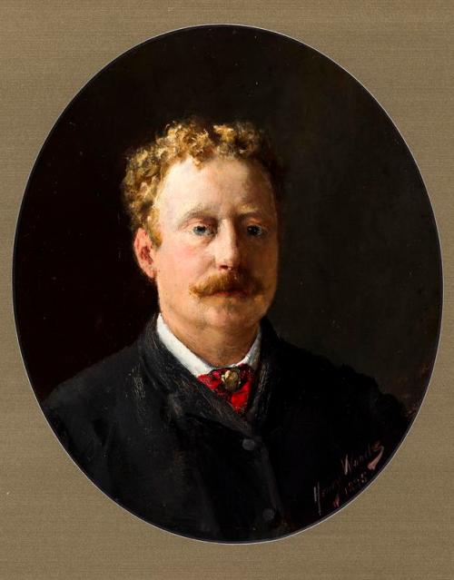 Self Portrait, 1885, Henry Woods