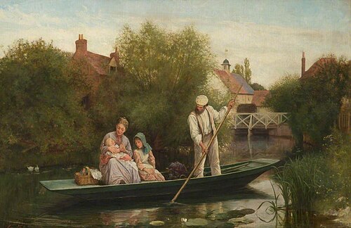 Going Home, 1873, Henry Woods