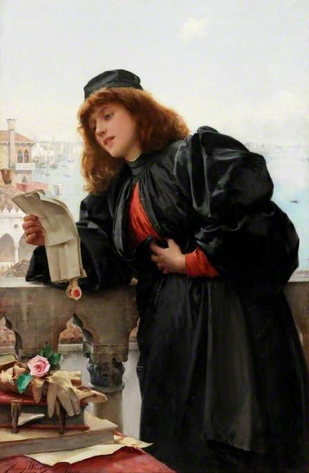 Portia, 1887, Henry Woods