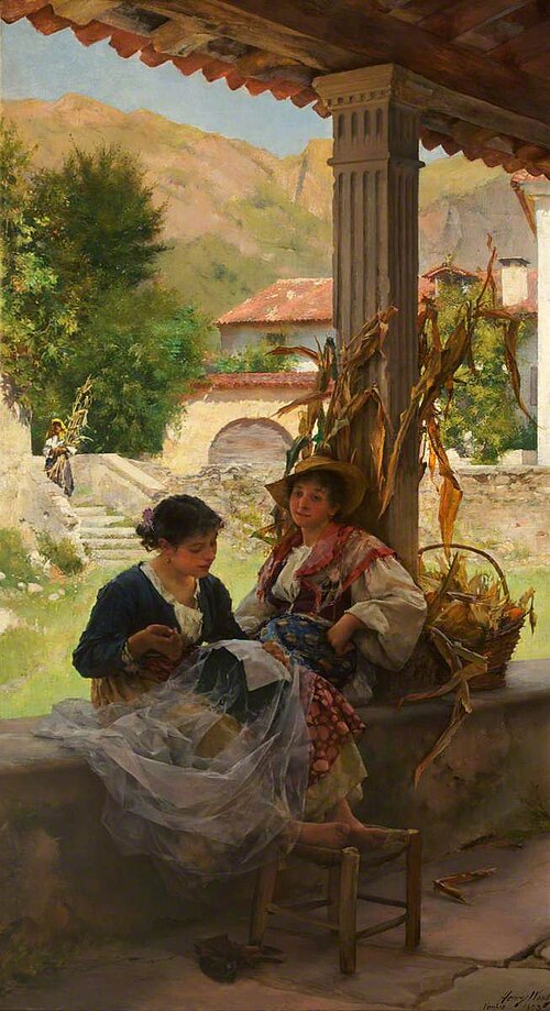 First Communion Veil, 1893, Henry Woods