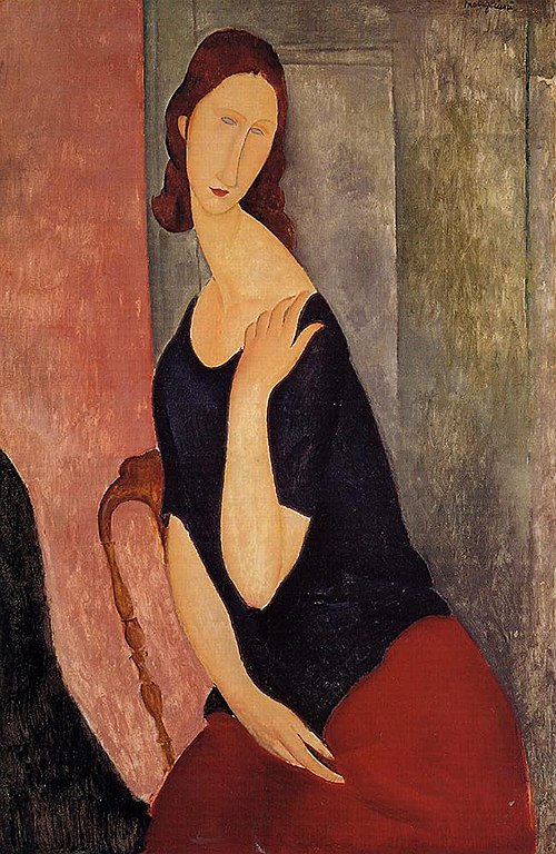 Portrait of Jeanne Hébuterne, 1919, Amedeo Modigliani