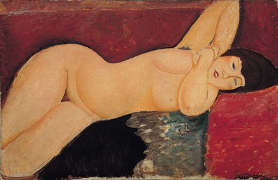 Nu couché, 1917, Amedeo Modigliani