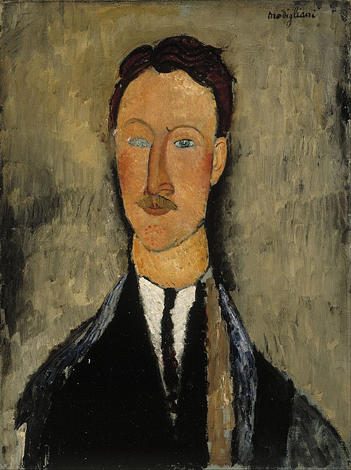 Portrait de l'artiste Léopold Survage, 1918, Amedeo Modigliani