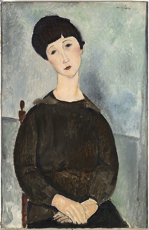 La Chevelure noire, 1918, Amedeo Modigliani
