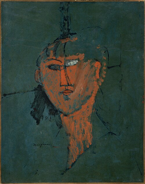 Tête rouge, 1915, Amedeo Modigliani