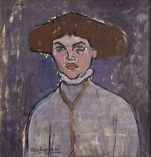 Buste de jeune femme, 1908, Amedeo Modigliani