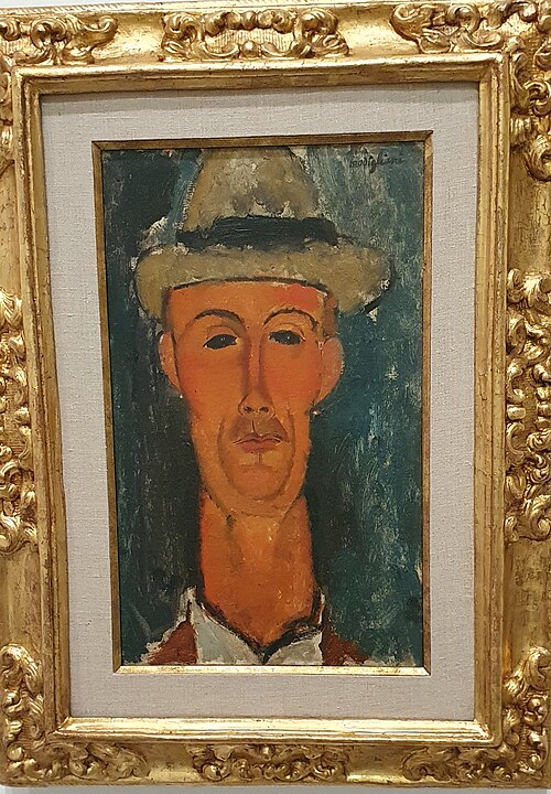 Portrait de Gaston Modot en chapeau, 1918, Amedeo Modigliani