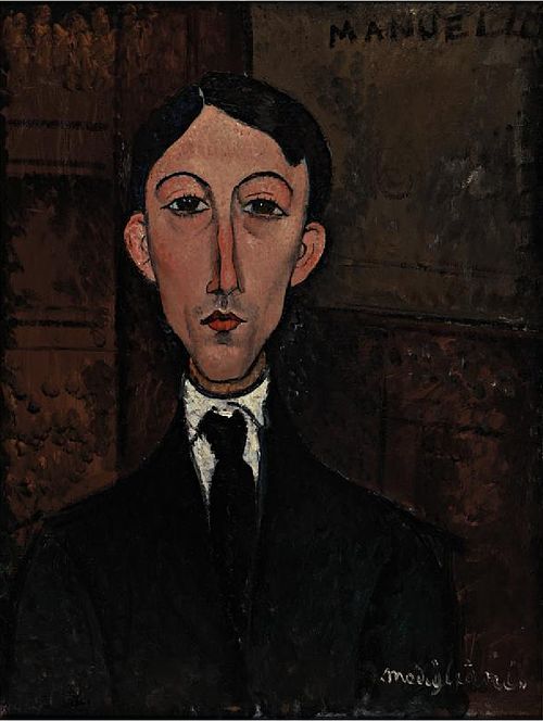 Buste de Manuel Humbert, 1916, Amedeo Modigliani