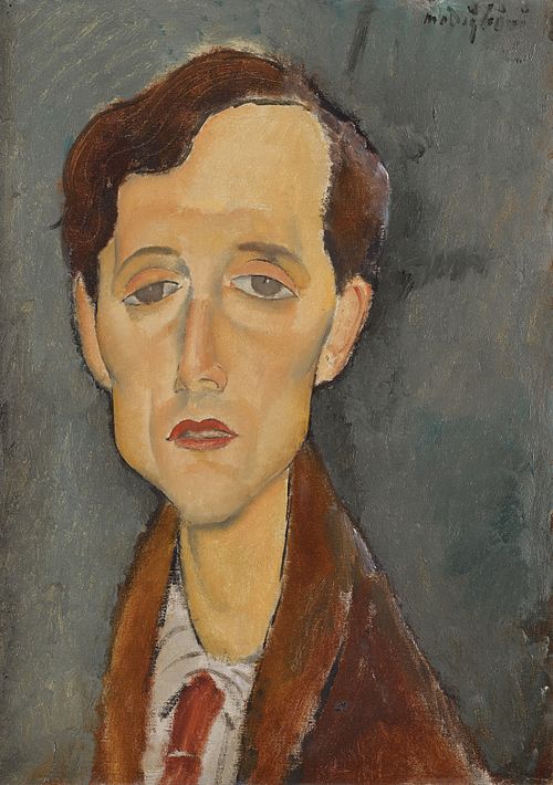 Frans Hellens, 1919, Amedeo Modigliani