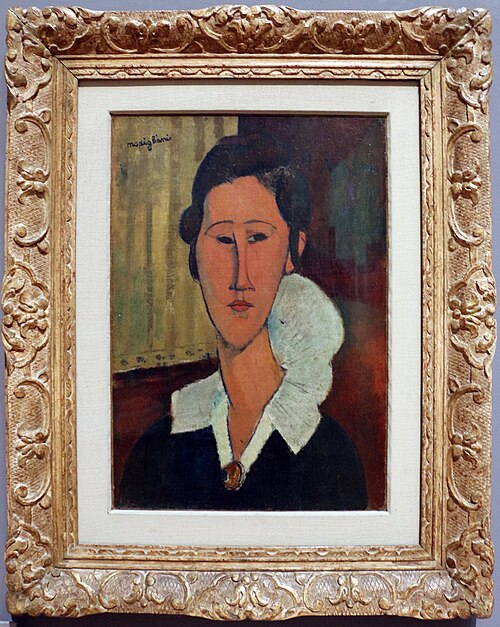 Portrait de Hanka Zborowska, 1917, Amedeo Modigliani