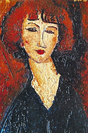 Junge Frau vom Montmartre, , Amedeo Modigliani