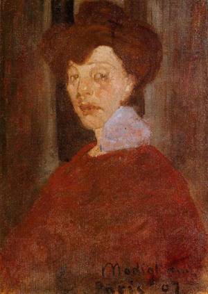 Portrait of a Woman, 1907, Amedeo Modigliani