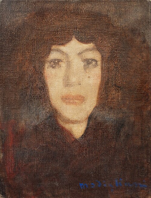 Head of a Woman, 1900, Amedeo Modigliani