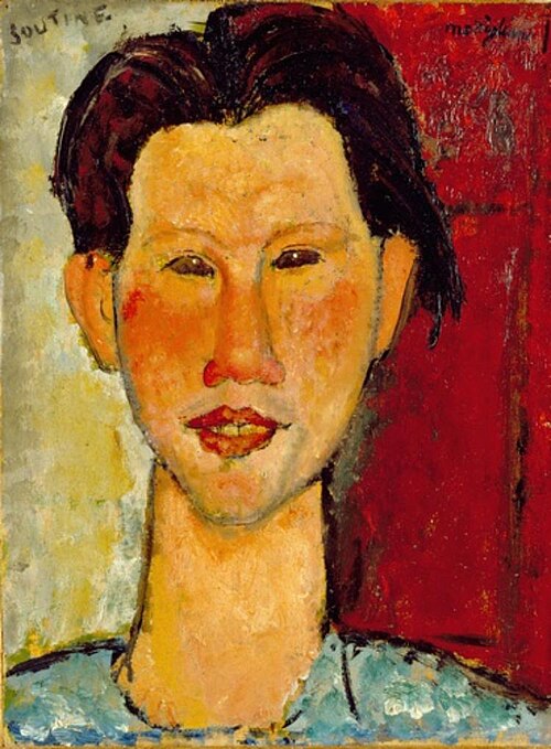 Chaïm Soutine, 1915, Amedeo Modigliani