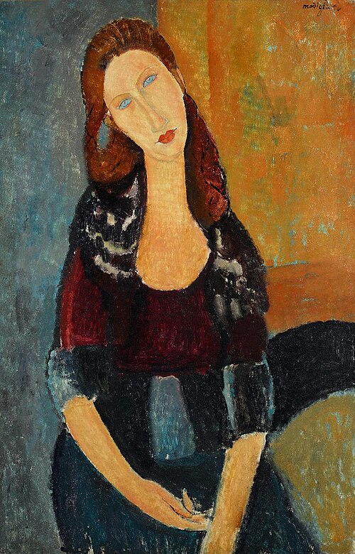Jeanne Hébuterne assise, 1918, Amedeo Modigliani
