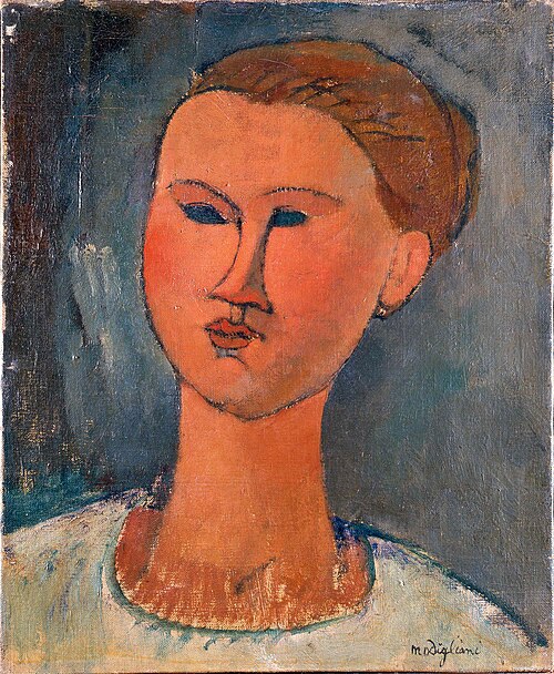 Head of a young woman, 1915, Amedeo Modigliani