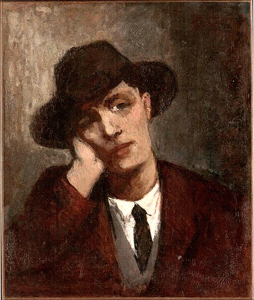 Self-portrait of Amedeo Modigliani, 1907, Amedeo Modigliani