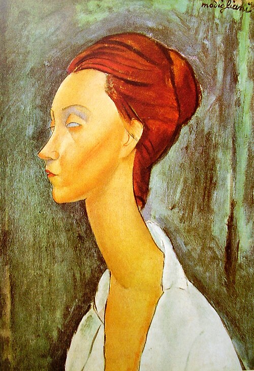 Portrait of Lunia Czechowska (1919), 1919, Amedeo Modigliani