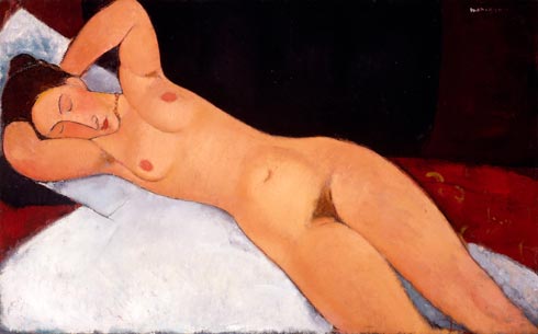 Nu, 1917, Amedeo Modigliani