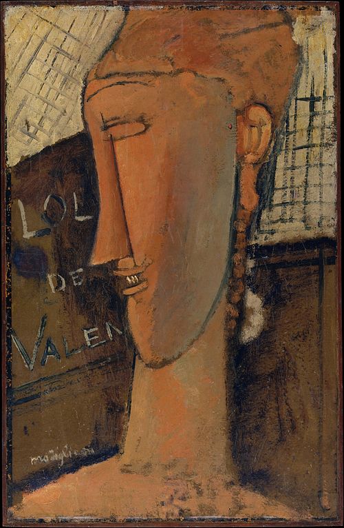 Lola de Valence, 1915, Amedeo Modigliani