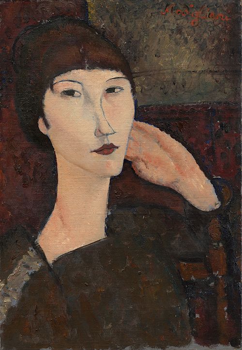 Adrienne (Woman with Bangs), 1917, Amedeo Modigliani