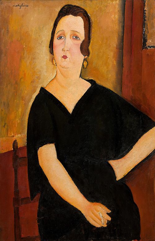 Madame Amedee (Woman with Cigarette), 1918, Amedeo Modigliani