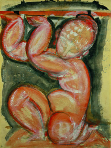 Cariatide rose (Audace), 1914, Amedeo Modigliani