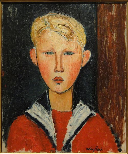 The Blue-eyed Boy, 1916, Amedeo Modigliani