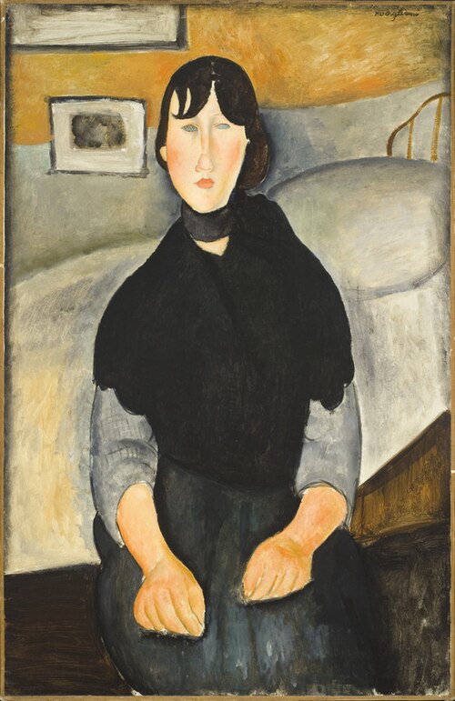 Young Woman of the People, 1918, Amedeo Modigliani