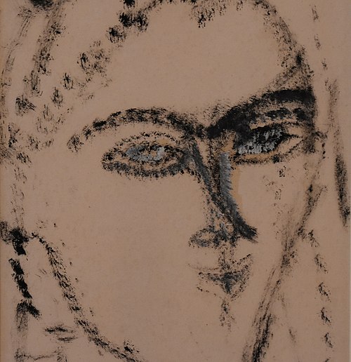 Head of a Woman. Kiki?, 1915, Amedeo Modigliani