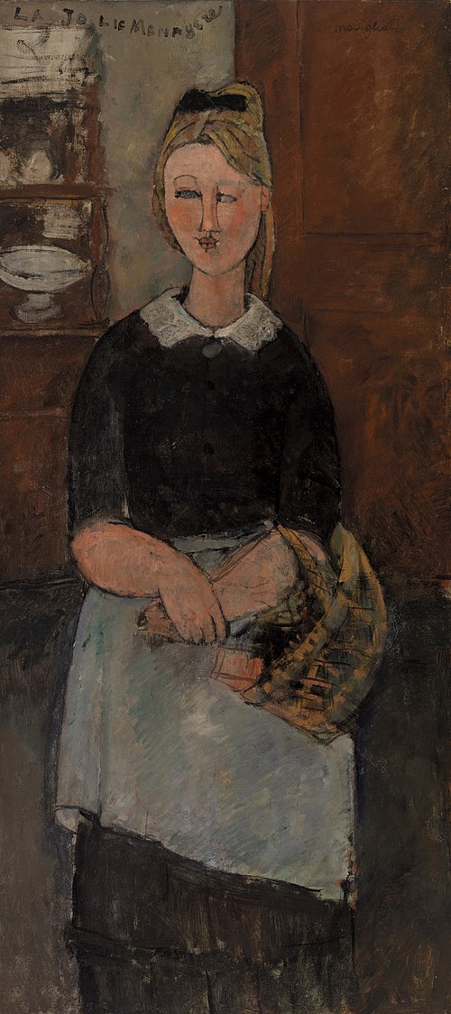 The Pretty Housewife (La Jolie ménagère), 1915, Amedeo Modigliani