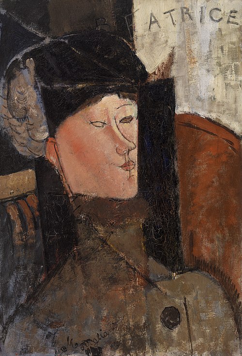 Portrait of Béatrice Hastings, 1916, Amedeo Modigliani