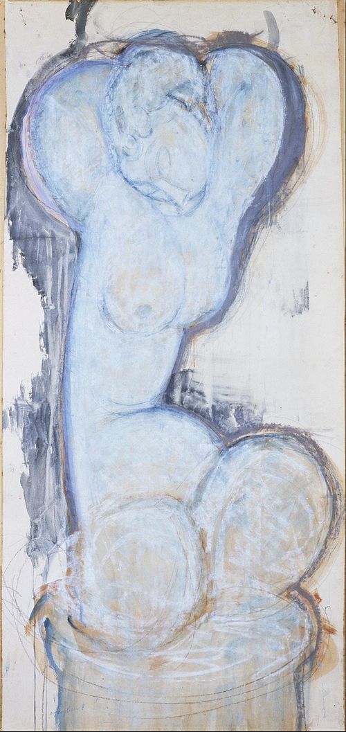 Caryatid, 1914, Amedeo Modigliani