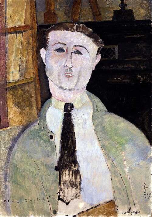 Portrait de Paul Guillaume, 1915, Amedeo Modigliani